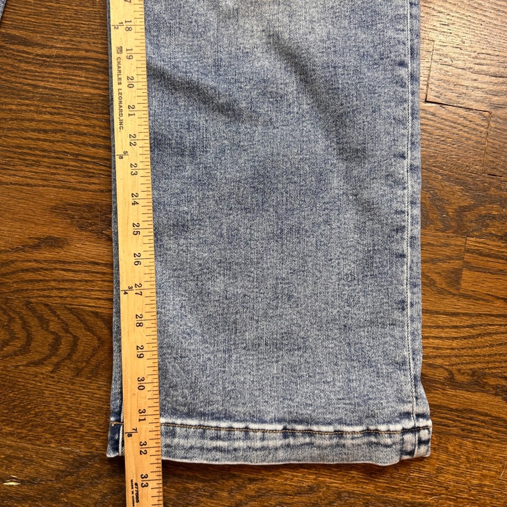 Risen Los Angeles Sammy Baggy Jean Women 13/31 Medium Wash High Rise Wide Leg - Picture 10 of 13
